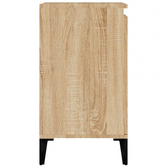 Meuble d'évier chêne sonoma 58x33x60 cm bois d'ingénierie