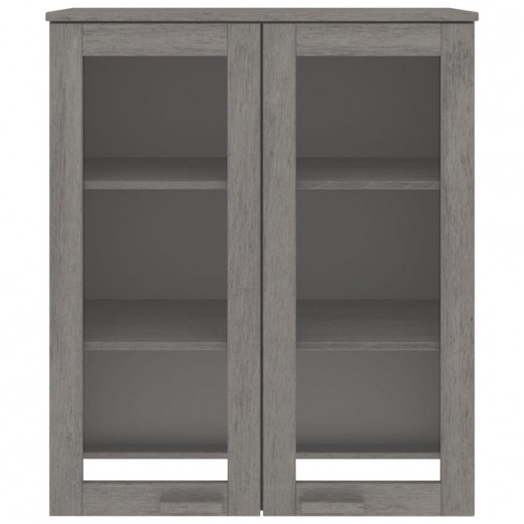 Dessus de buffet HAMAR Gris clair 85x35x100 cm Bois de pin