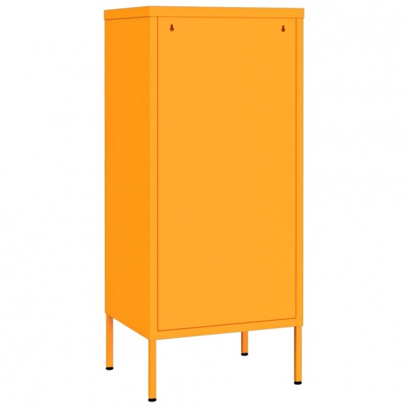 Armoire de rangement Jaune moutarde 42,5x35x101,5 cm Acier