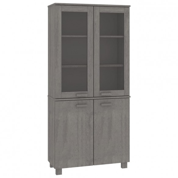 Buffet HAMAR Bois massif de pin Gris clair