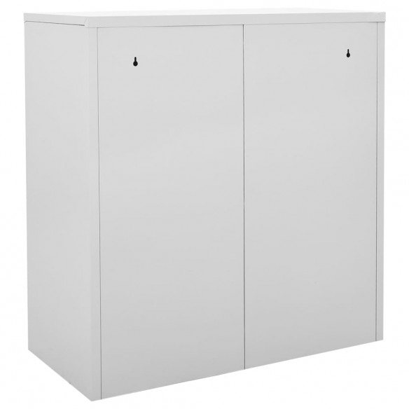 Armoire à casiers Gris clair 90x45x92,5 cm Acier