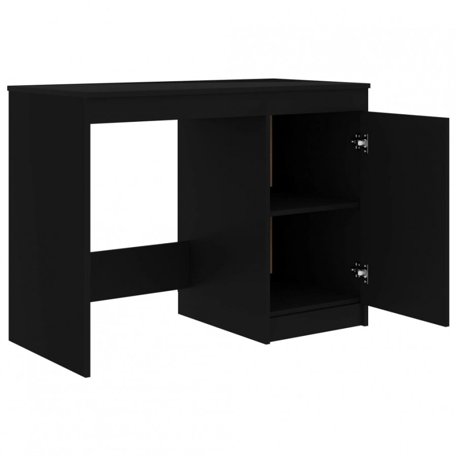Bureau Noir 140x50x76 cm Aggloméré Bureau Noir 140x50x76 cm Aggloméré