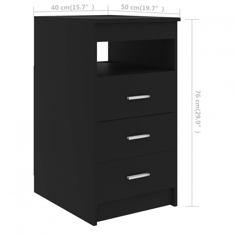 Bureau Noir 140x50x76 cm Aggloméré Bureau Noir 140x50x76 cm Aggloméré