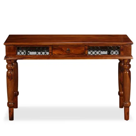 Table d'écriture Bois massif de Sesham 120 x 50 x 76 cm 2
