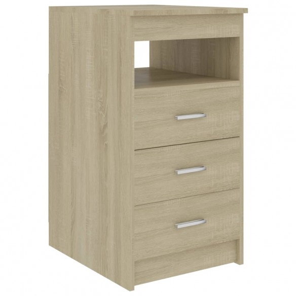 Armoire à tiroirs Chêne sonoma 40x50x76 cm Bois d'ingénierie