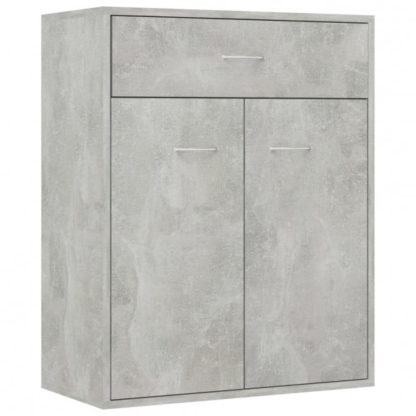 Buffet Gris béton 60 x 30 x 75 cm Aggloméré