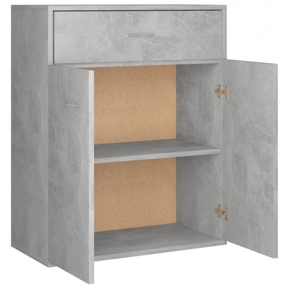 Buffet Gris béton 60 x 30 x 75 cm Aggloméré