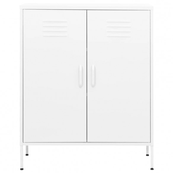 Armoire de rangement Blanc 80x35x101,5 cm Acier