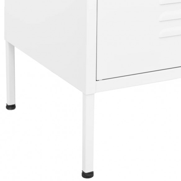 Armoire de rangement Blanc 80x35x101,5 cm Acier