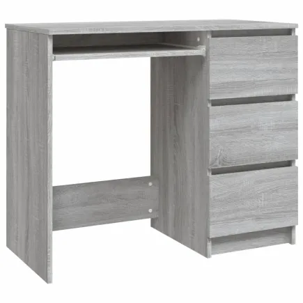 Bureau Sonoma gris 90x45x76 cm  2