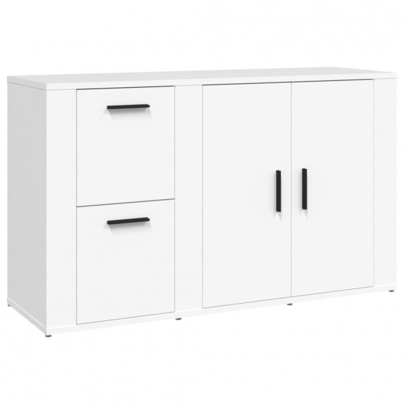 Buffet Blanc 100x33x59,5 cm Bois d'ingénierie