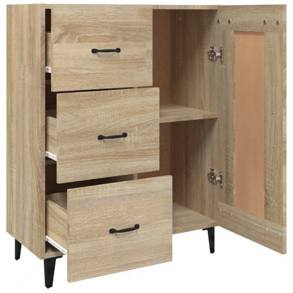 Buffet Chêne sonoma 69,5x34x90 cm Bois d'ingénierie