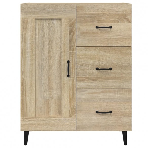 Buffet Chêne sonoma 69,5x34x90 cm Bois d'ingénierie