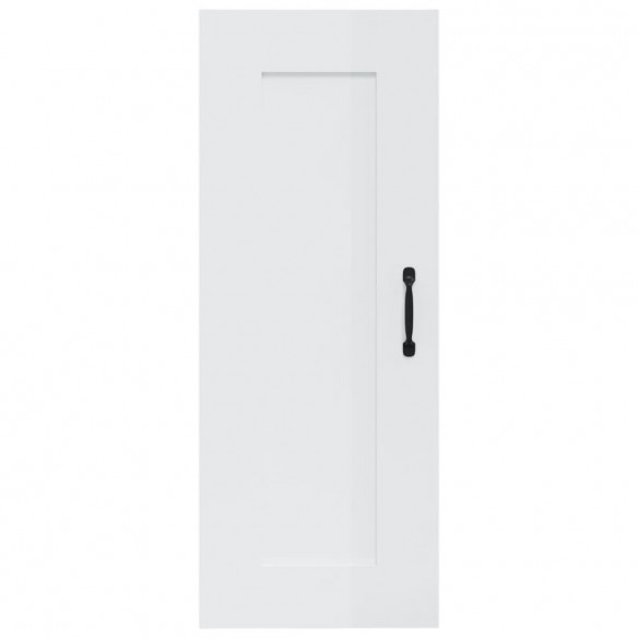 Armoire suspendue Blanc brillant 35x34x90 cm Bois d'ingénierie