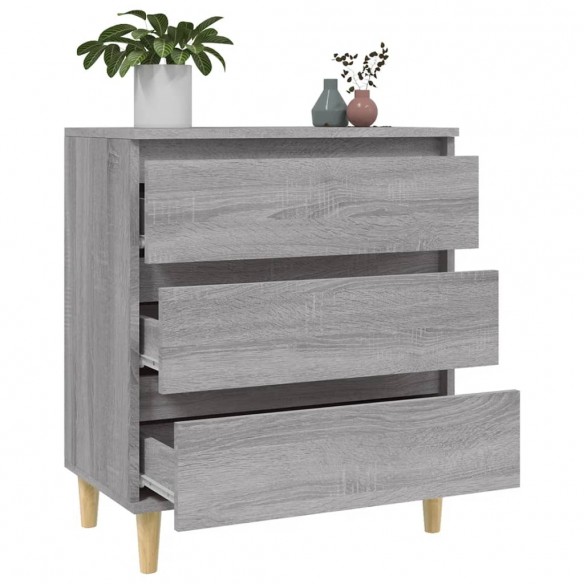 Buffet Sonoma gris 60x35x70 cm Bois d'ingénierie