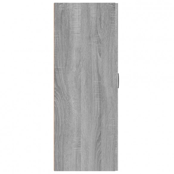 Armoire suspendue Sonoma gris 69,5x34x90 cm Bois d'ingénierie