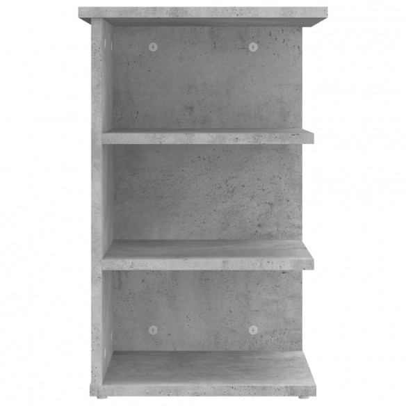 Armoire latérale Gris béton 35x35x55 cm Aggloméré