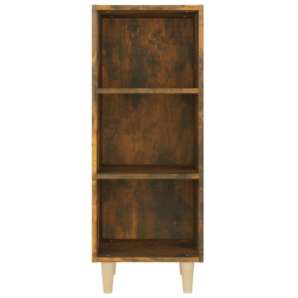 Buffet Chêne fumé 34,5x32,5x90 cm Bois d'ingénierie