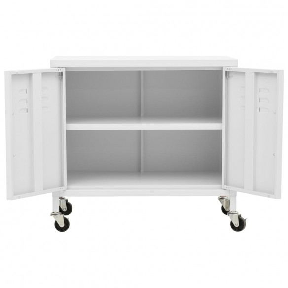 Armoire de rangement Blanc 60x35x56 cm Acier