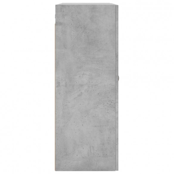 Armoire murale gris béton 69,5x34x90 cm