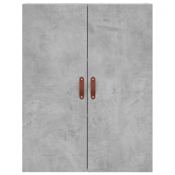 Armoires murales 2 pcs gris béton 69,5x34x90 cm