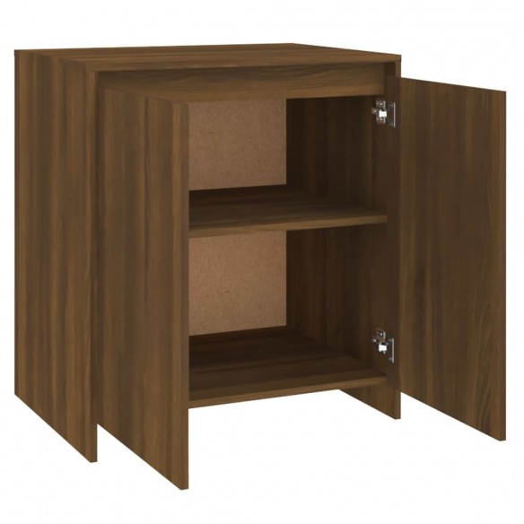 Buffet Chêne marron 70x41x75 cm Bois d'ingénierie