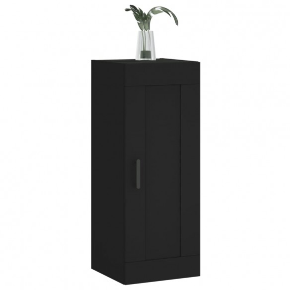 Armoire murale noir 34,5x34x90 cm bois d'ingénierie