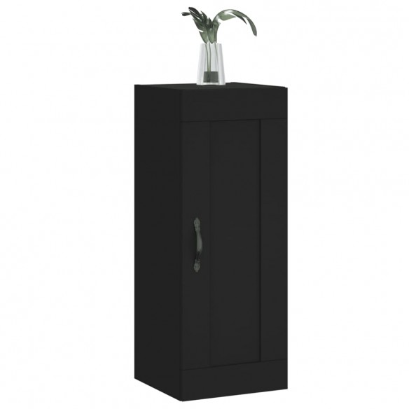 Armoire murale noir 34,5x34x90 cm bois d'ingénierie