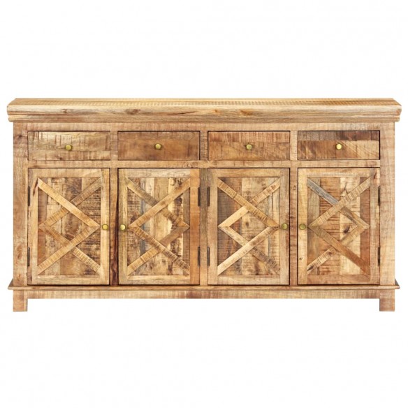 Buffet avec 4 tiroirs 160 x 40 x 85 cm Bois massif de manguier