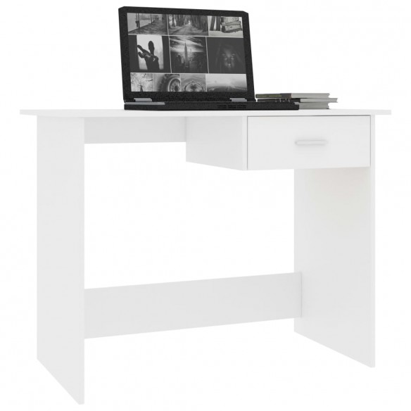 Bureau Blanc 100 x 50 x 76 cm Bois d'ingénierie