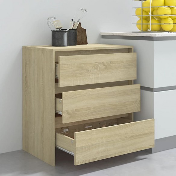 Buffet Chêne sonoma 70x41x75 cm Bois d'ingénierie