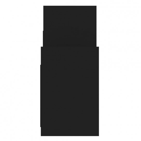 Armoire latérale Noir 60x26x60 cm Aggloméré