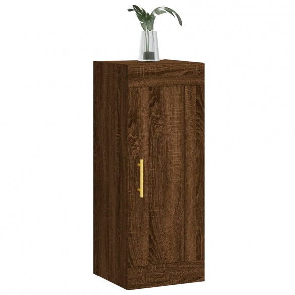 Armoire murale chêne marron 34,5x34x90 cm bois d'ingénierie