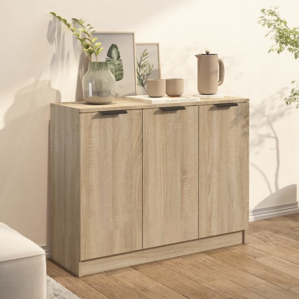 Buffet Chêne sonoma 90,5x30x70 cm Bois d'ingénierie