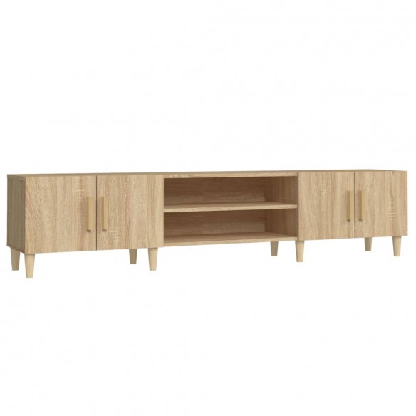 Meubles TV chêne sonoma 180x31,5x40 cm bois d'ingénierie