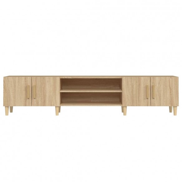 Meubles TV chêne sonoma 180x31,5x40 cm bois d'ingénierie