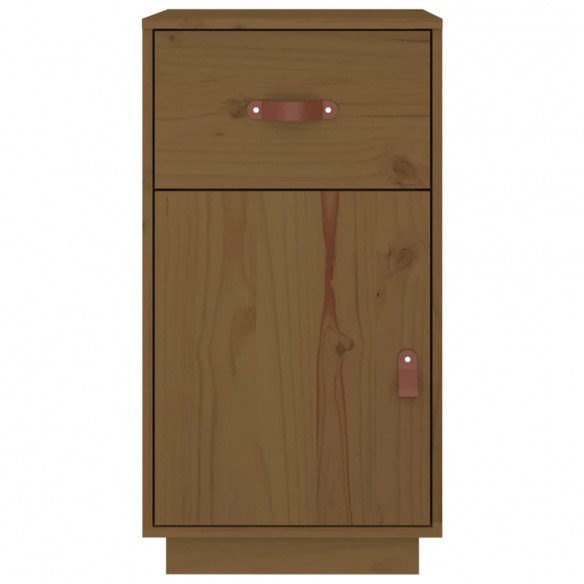 Armoire de bureau Marron miel 40x50x75 cm Bois massif de pin