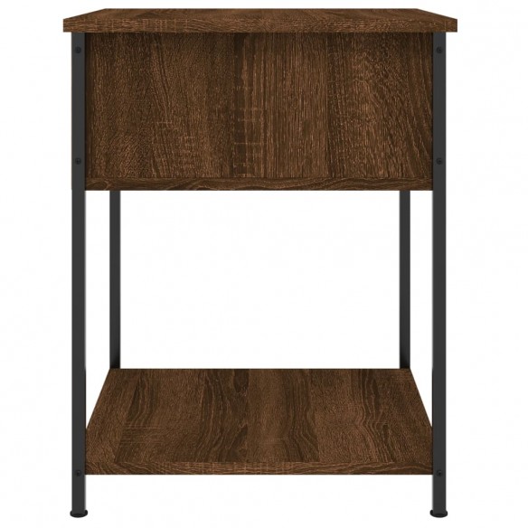 Tables de chevet 2 pcs chêne marron 44x45x58 cm bois ingénierie