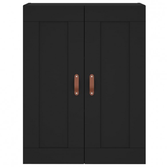 Armoire murale noir 69,5x34x90 cm bois d'ingénierie