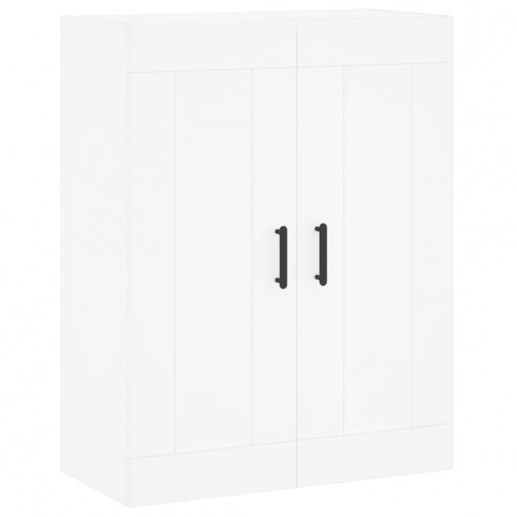 Armoire murale blanc 69,5x34x90 cm bois d'ingénierie