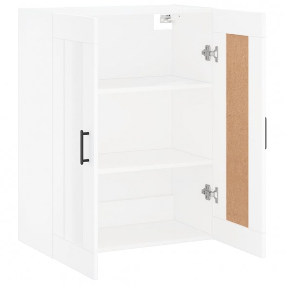 Armoire murale blanc 69,5x34x90 cm bois d'ingénierie