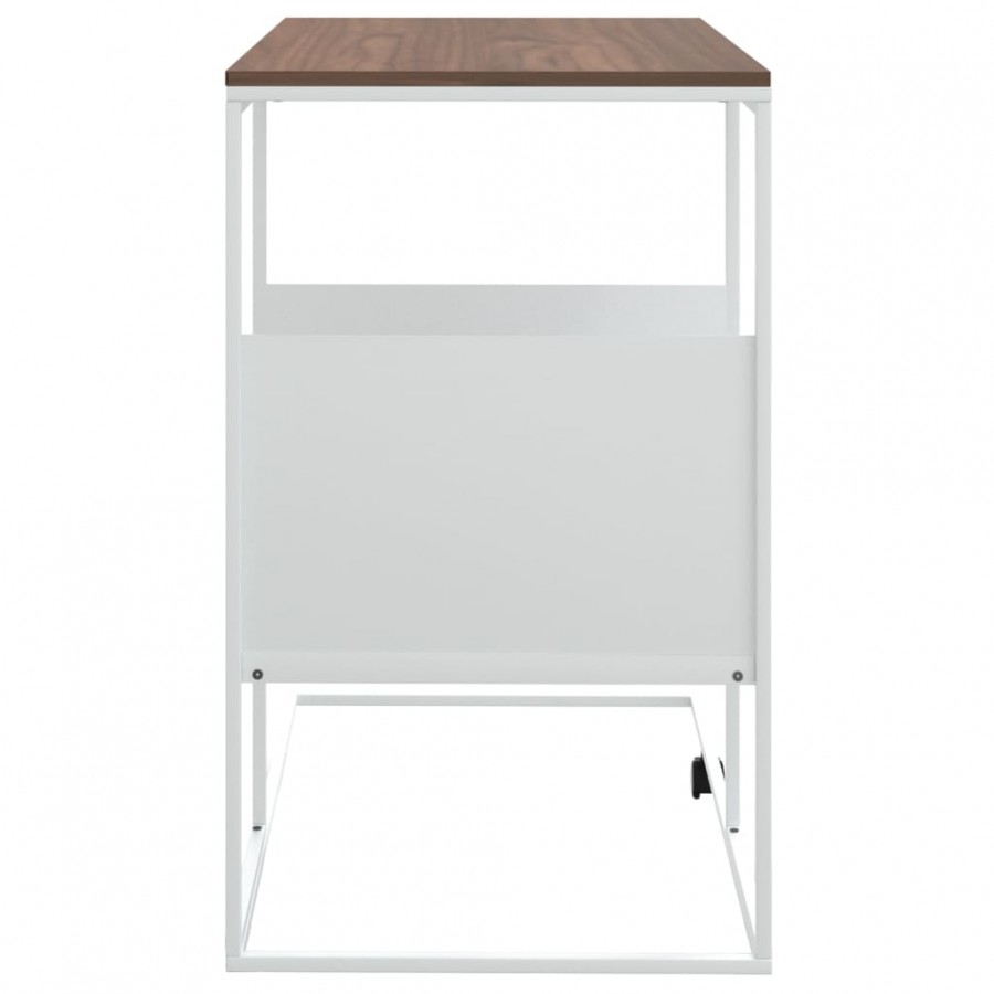 Table d'appoint Blanc 55x36x59,5 cm 