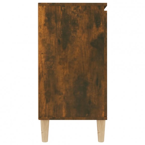 Buffet Chêne fumé 103,5x35x70 cm Bois d'ingénierie