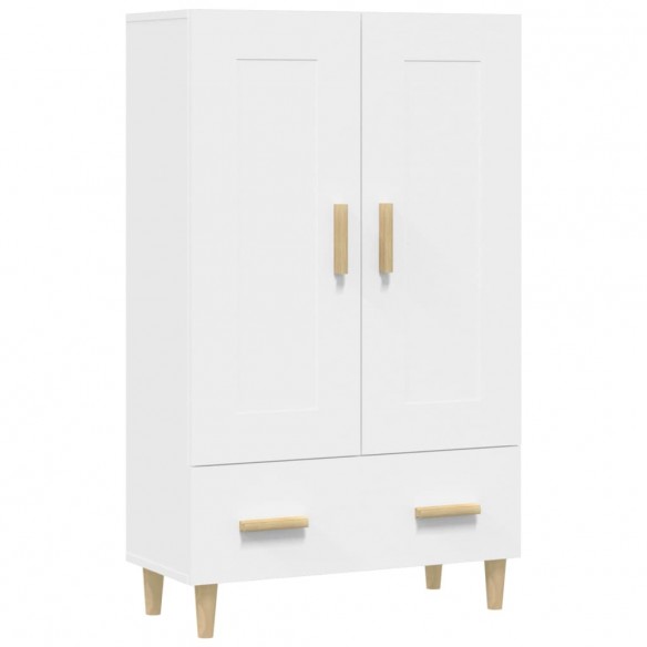 Buffet haut Blanc 70x31x115 cm Bois d'ingénierie