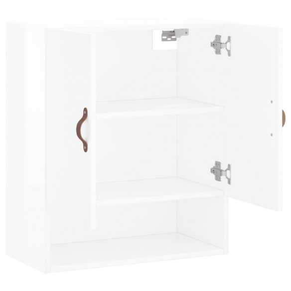 Armoire murale Blanc brillant 60x31x70 cm Bois d'ingénierie