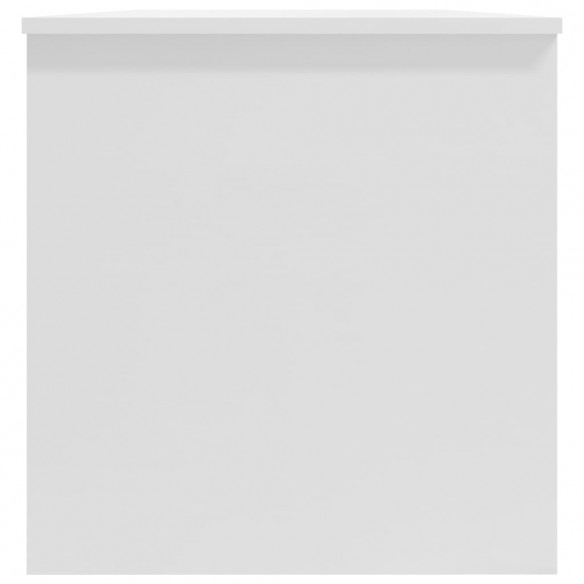 Table basse Blanc brillant 102x50x52,5 cm Bois d'ingénierie