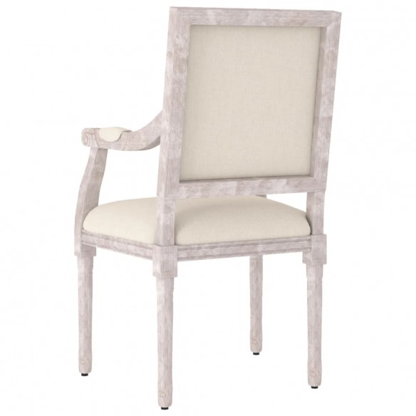 Chaise de canapé beige 54x59x99 cm lin