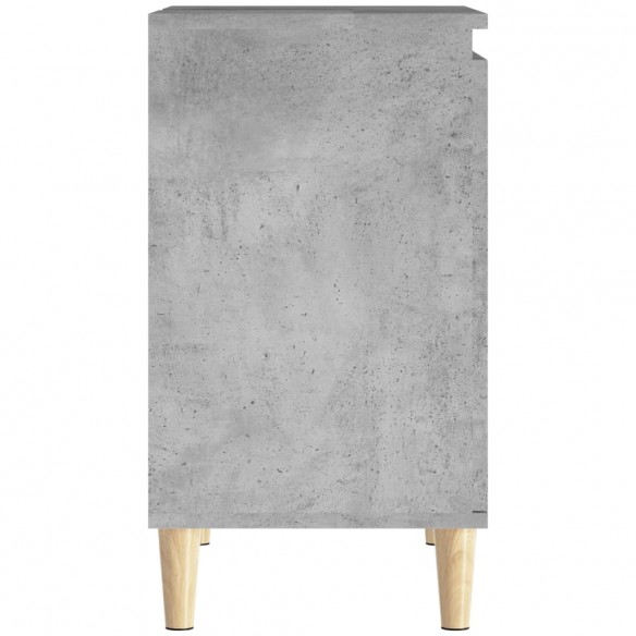 Meuble d'évier gris béton 58x33x60 cm bois d'ingénierie