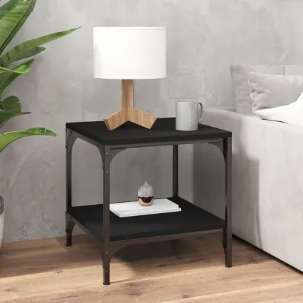 Table d'appoint Noir 40x40x40 cm 
