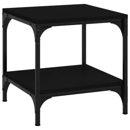 Table d'appoint Noir 40x40x40 cm  2